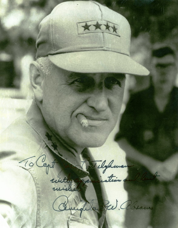 General Creighton Williams Abrams Jr. (September 15, 1914 � September 4, 1974), Photo by Joe Tilghman