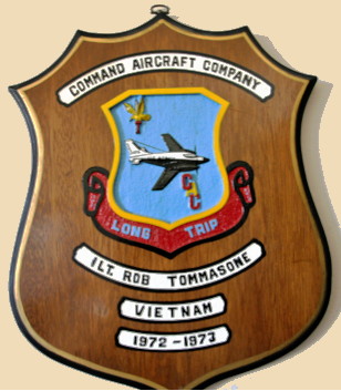 Rob Tommasone plaque, 1972